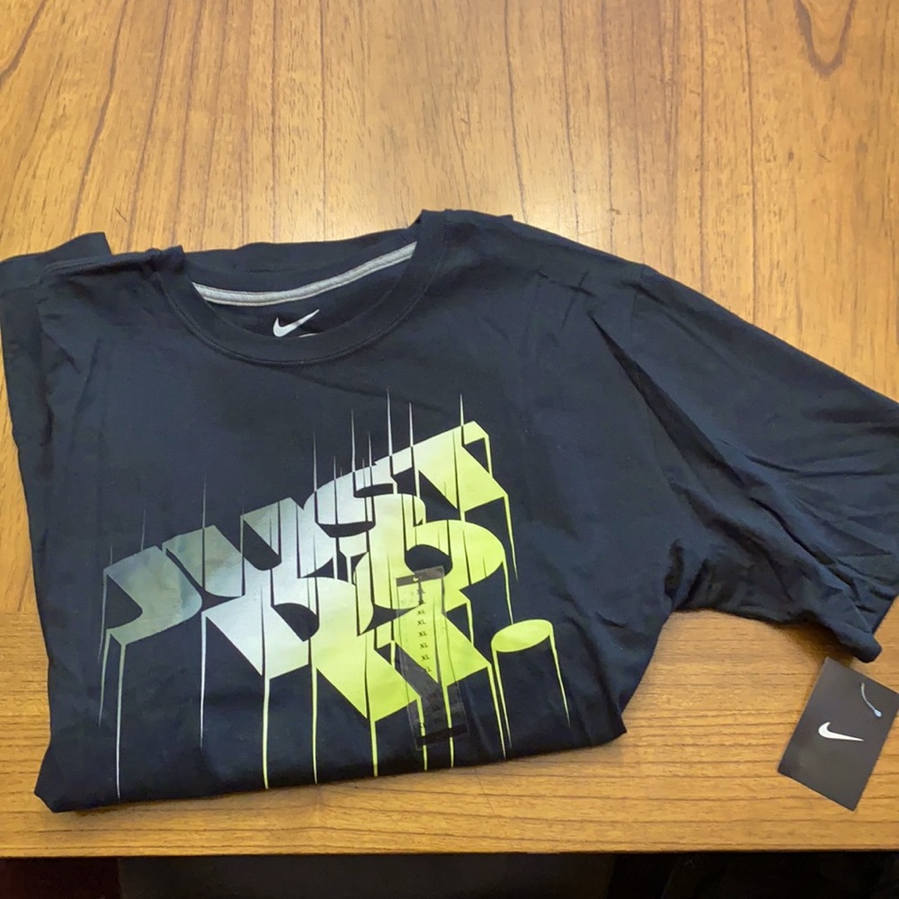 Nike Just Do It T-Shirt. NWT, Black, Size XL